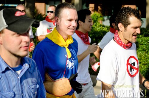 Running of the Bulls in New Orleans