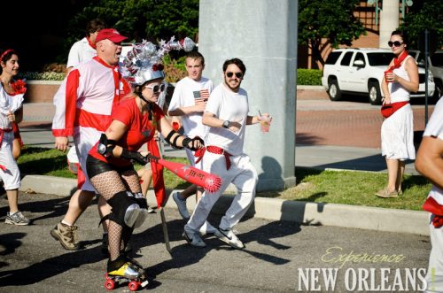 Running of the Bulls in New Orleans