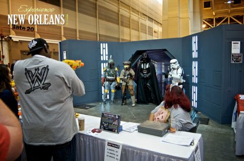Take your chance to shoot Darth Vader and crew