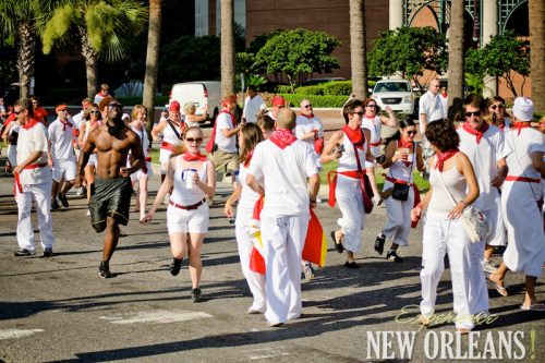 Running of the Bulls in New Orleans