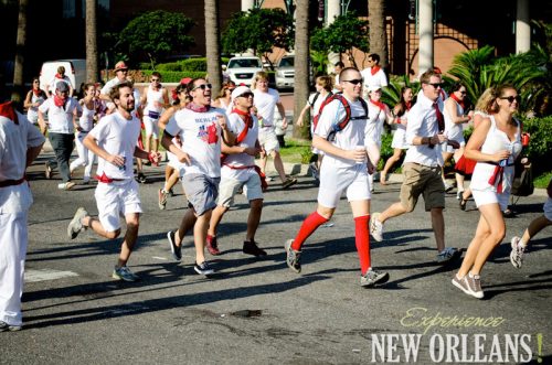 Running of the Bulls in New Orleans