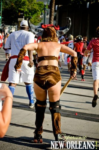 Running of the Bulls in New Orleans