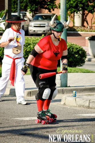 Running of the Bulls in New Orleans