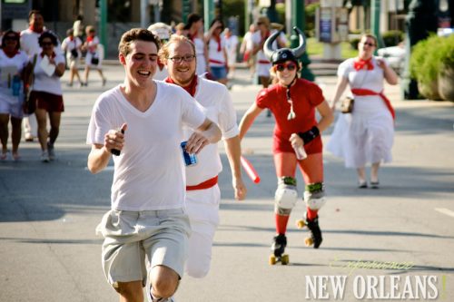 Running of the Bulls in New Orleans