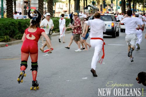 Running of the Bulls in New Orleans