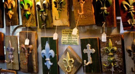Fleur De Lis wall frame art