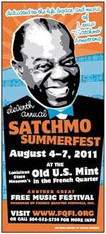 Volunteer at the 2011 Satchmo Summerfest